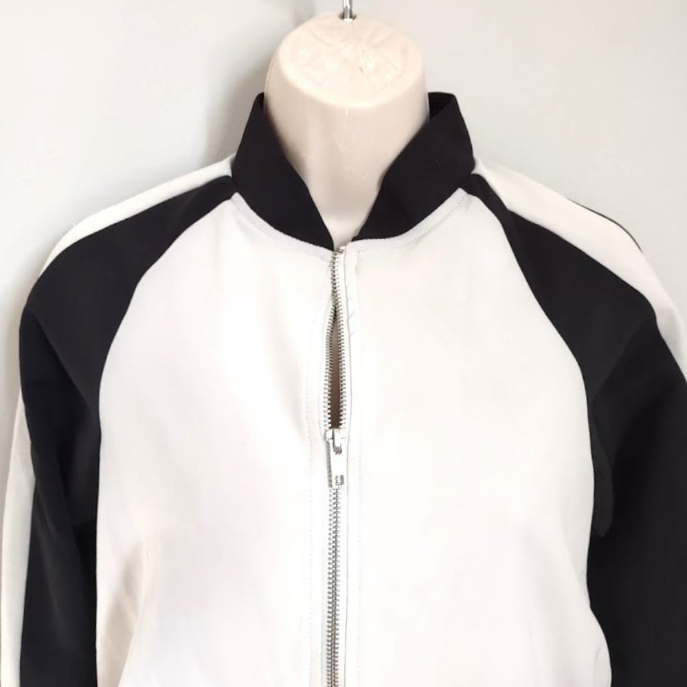 Shift Color Blocked Bomber Jacket - Picture 3 of 14